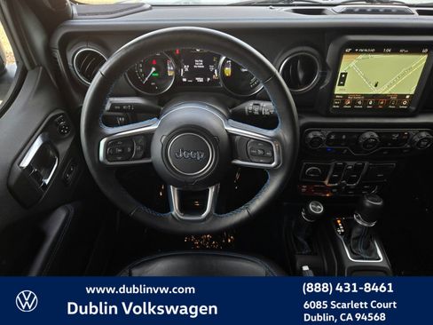 Used 2023 Jeep Wrangler Unlimited Rubicon 4xe w/ Cold Weather Group image 13