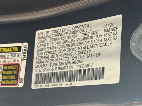 Used 2024 Honda Odyssey EX-L image 32