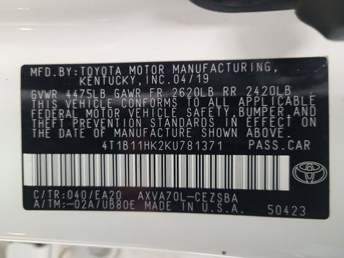 Used 2019 Toyota Camry SE image 33