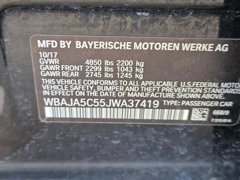 Used 2018 BMW 530i RWD image 15