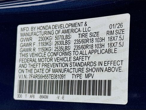 New 2026 Honda CR-V Sport image 31