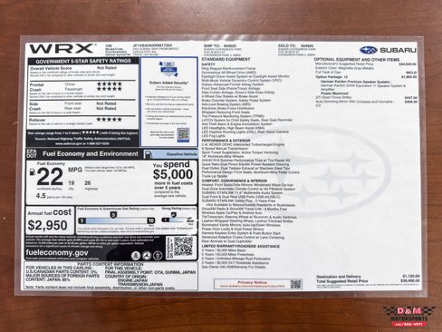 Used 2024 Subaru WRX Premium image 57