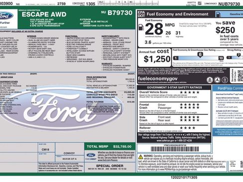 Used 2022 Ford Escape SE w/ Convenience Package image 4