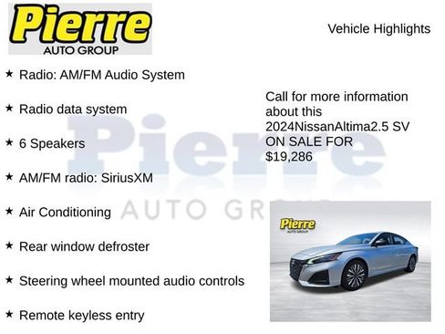Used 2024 Nissan Altima 2.5 SV FWD image 7