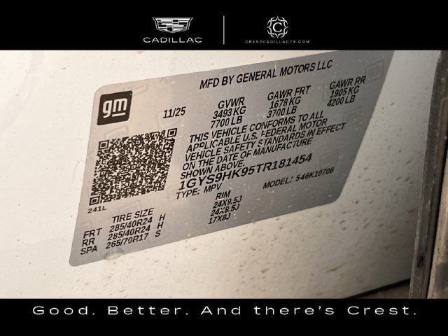 Certified 2026 Cadillac Escalade V AWD/4WD image 33