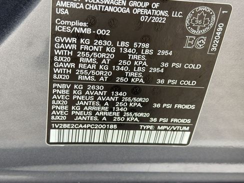 Used 2023 Volkswagen Atlas Cross Sport SEL AWD/4WD image 20