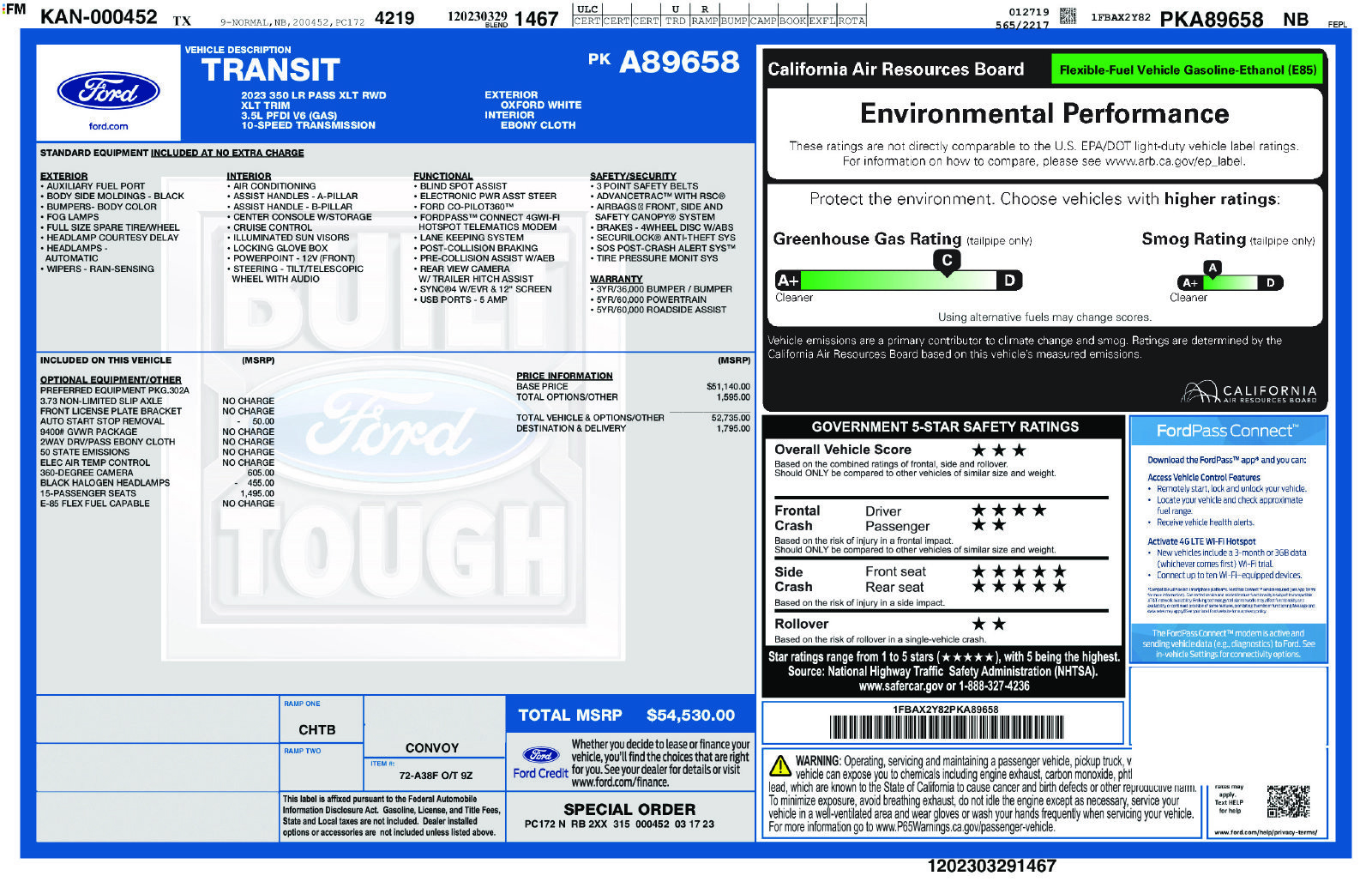 Used 2023 Ford Transit 350 XLT RWD image 38