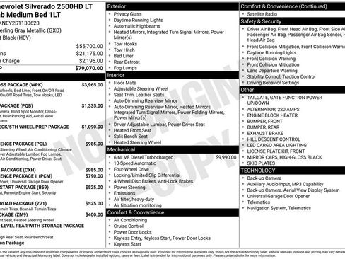 Certified 2025 Chevrolet Silverado 2500 LT w/ Trail Boss Package image 38