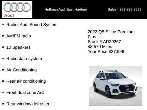 Used 2022 Audi Q5 2.0T Premium Plus AWD/4WD image 24