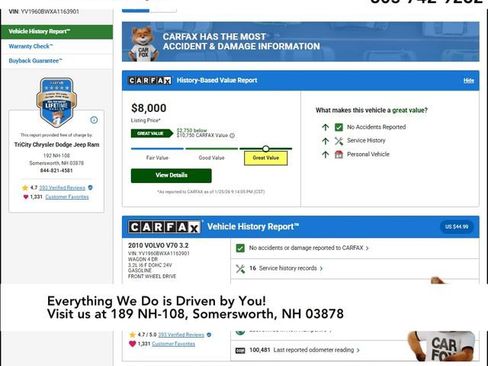 Used 2010 Volvo V70 3.2 image 11