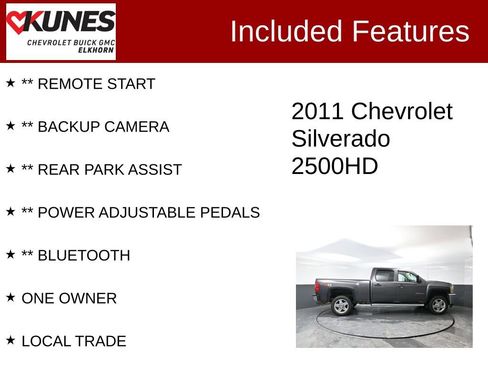 Used 2011 Chevrolet Silverado 2500 LT w/ Interior Plus Package image 2