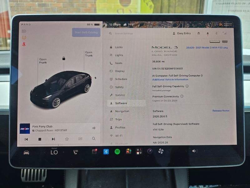 Used 2021 Tesla Model 3 Long Range AWD/4WD image 2