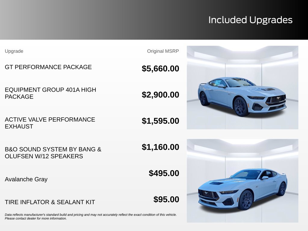New 2026 Ford Mustang GT Premium w/ GT Performance Package RWD image 3