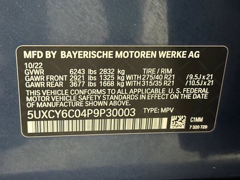 Used 2023 BMW X6 xDrive40i w/ M Sport Package image 20