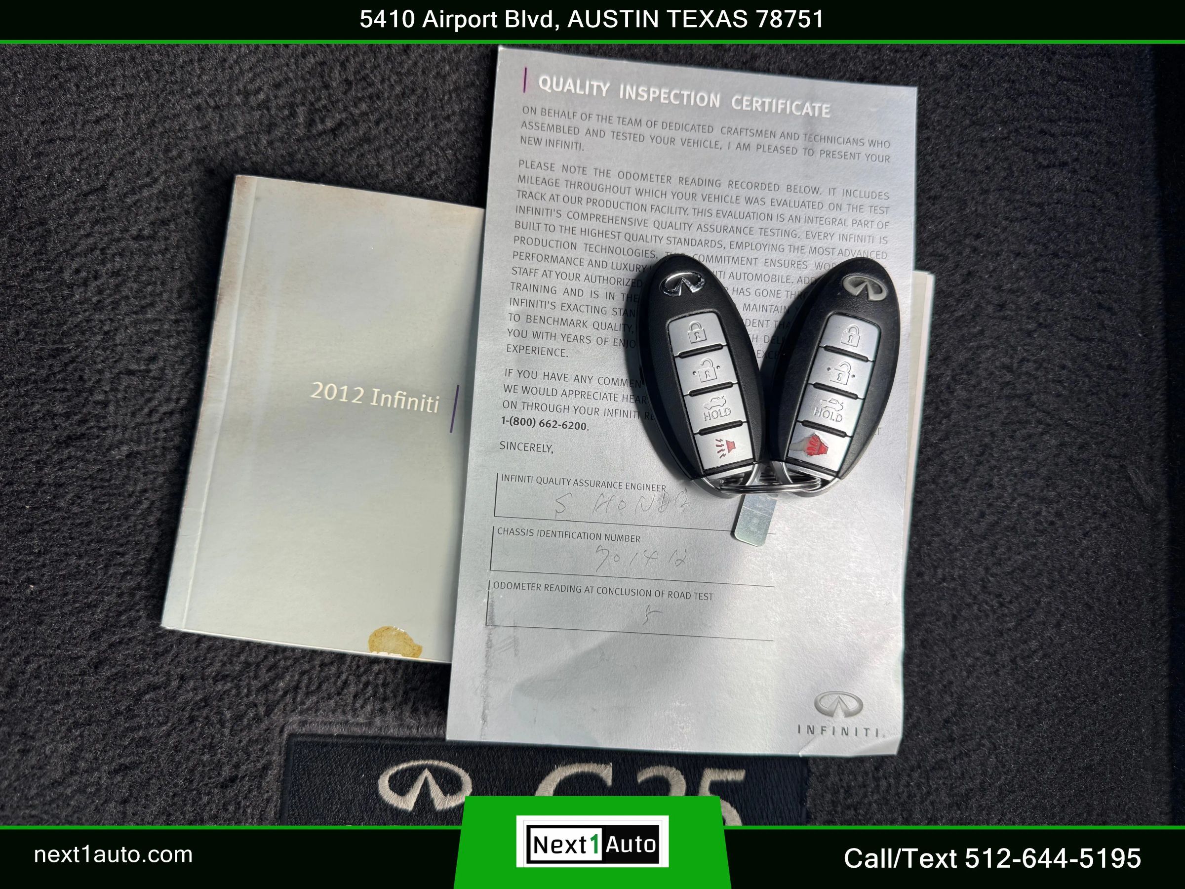 Used 2012 INFINITI G25 Journey RWD image 34