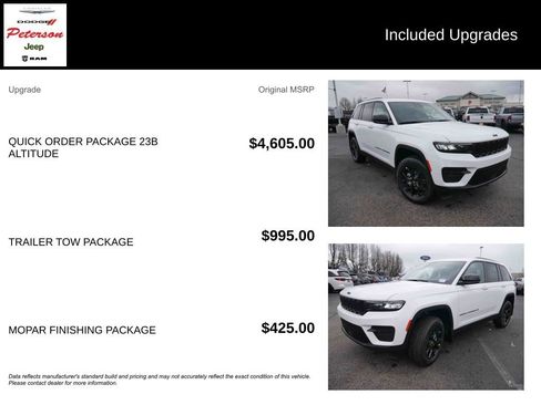 New 2025 Jeep Grand Cherokee Altitude image 14