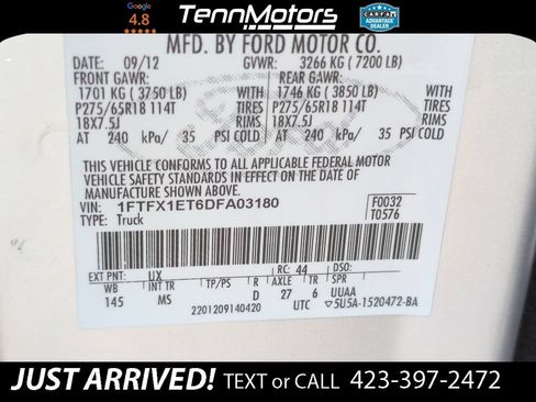 Used 2013 Ford F150 XLT w/ Luxury Equipment Group AWD/4WD image 9