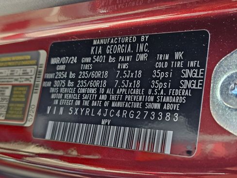 Used 2024 Kia Sorento S w/ Panoramic Sunroof Package image 15