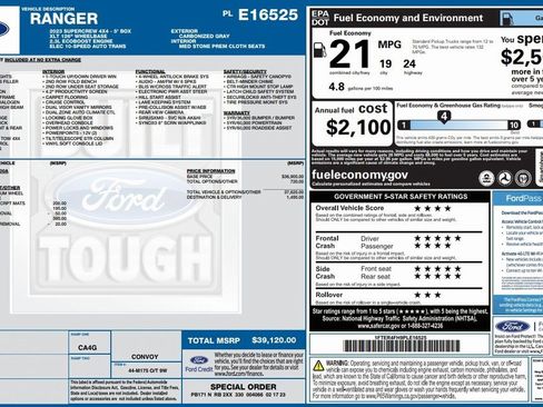 Used 2023 Ford Ranger XLT w/ Bed Utility Package image 34