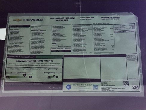 New 2026 Chevrolet Silverado 2500 Custom w/ Custom Value Package AWD/4WD image 20