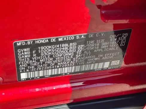 Certified 2026 Honda HR-V Sport image 36