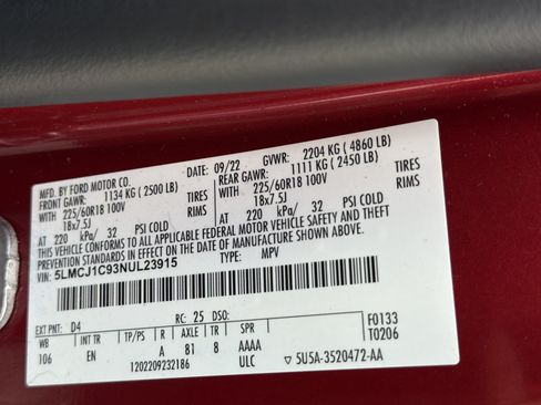 Used 2022 Lincoln Corsair FWD image 22