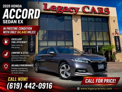 Used 2020 Honda Accord EX image 2