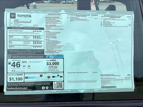 New 2026 Toyota Camry SE image 20