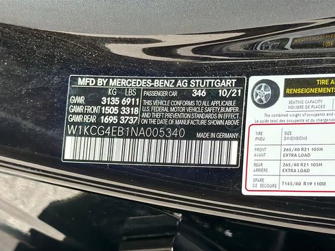 Used 2022 Mercedes-Benz EQS 580 4MATIC Sedan image 43
