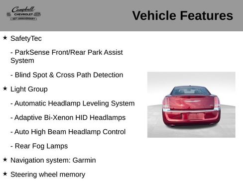 Used 2013 Chrysler 300 C w/ Light Group RWD image 10