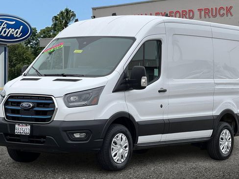 Used 2023 Ford E-Transit Medium Roof w/ Load Area Protection Package image 8