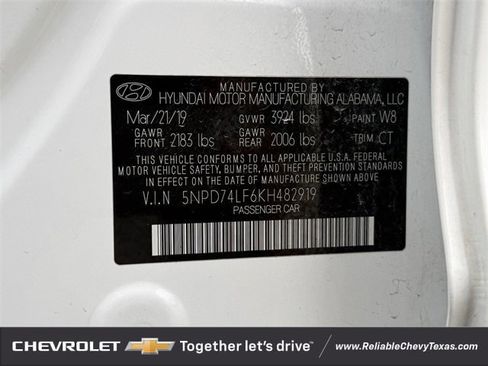 Used 2019 Hyundai Elantra SE w/ Cargo Package image 32