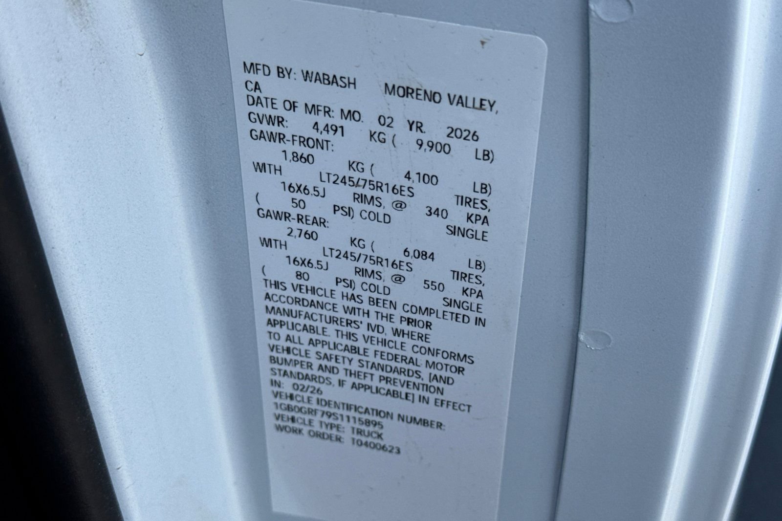 New 2025 Chevrolet Express 3500 w/ Power Convenience Package RWD image 24