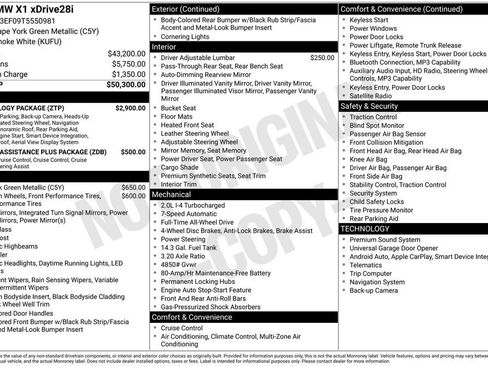 Used 2026 BMW X1 xDrive28i w/ Technology Package AWD/4WD image 30
