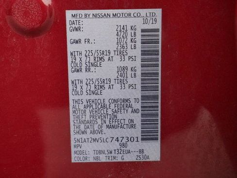 Used 2020 Nissan Rogue SL w/ Premium Package image 34