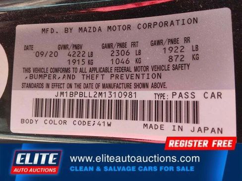 Used 2021 MAZDA MAZDA3 s AWD/4WD image 17