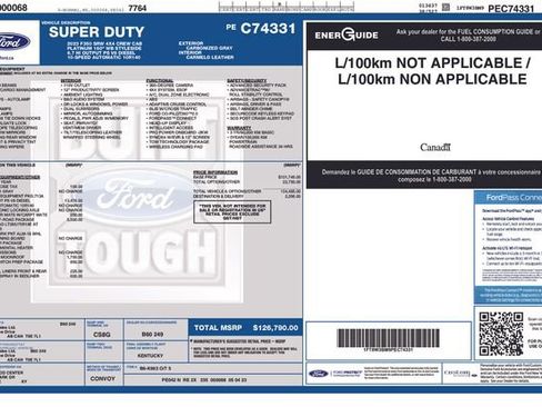 Certified 2023 Ford F350 Platinum w/ Tremor Off-Road Package AWD/4WD image 43