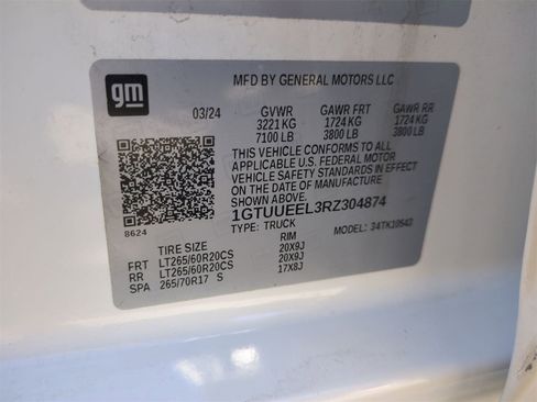 Certified 2024 GMC Sierra 1500 AT4 w/ Technology Package image 37