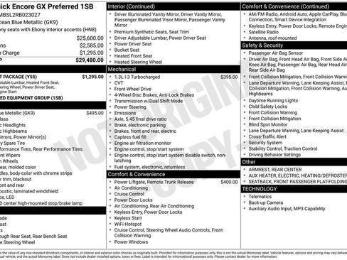 Certified 2024 Buick Encore GX Preferred w/ Comfort Package FWD image 32