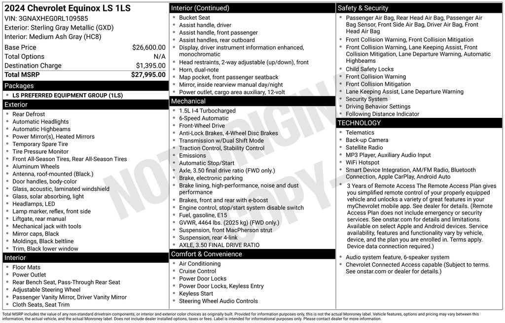 Used 2024 Chevrolet Equinox LS FWD image 6