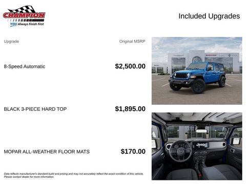 New 2026 Jeep Wrangler Unlimited Sport AWD/4WD image 6