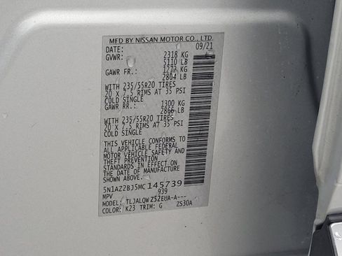 Used 2021 Nissan Murano SV w/ SV Special Edition Package image 33