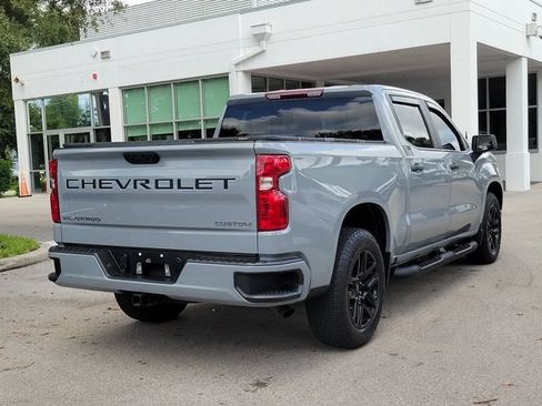 Certified 2025 Chevrolet Silverado 1500 Custom w/ Turbomax Blackout Package RWD image 4