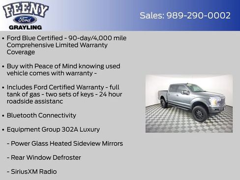 Used 2019 Ford F150 XLT w/ Equipment Group 302A Luxury image 4