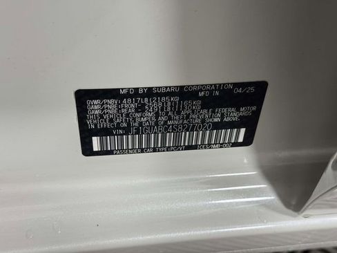Certified 2025 Subaru Impreza 2.0i AWD/4WD image 16