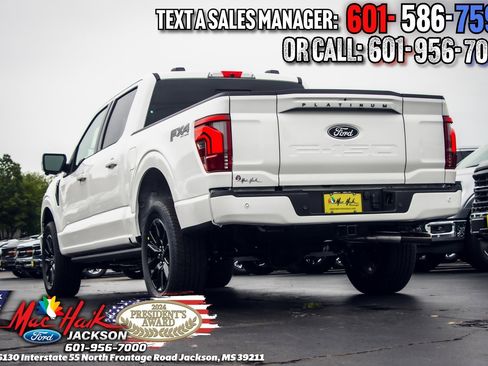 New 2025 Ford F150 Platinum w/ Equipment Group 702A High image 3