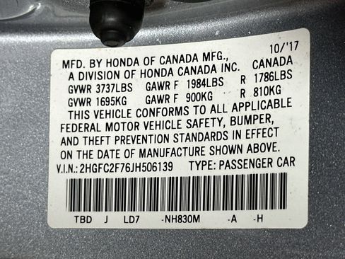 Used 2018 Honda Civic EX image 12