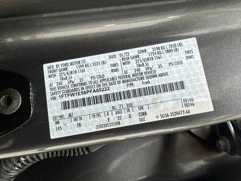 Used 2023 Ford F150 XLT w/ Equipment Group 302A High AWD/4WD image 87