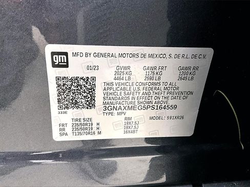 Used 2023 Chevrolet Equinox RS w/ RS Leather Package image 35