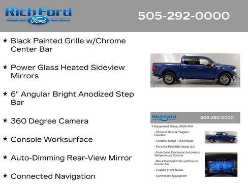 Certified 2025 Ford F150 XLT w/ Equipment Group 302A MID AWD/4WD image 46